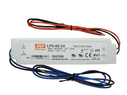 Transformator för LED-lister 24v MW2435-150